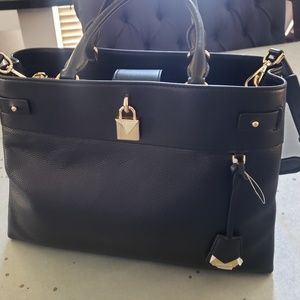 Michael kors leather large satchel nwt